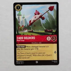 Card Soldiers 129/204 Disney Lorcana Archazia's Island Regular Common Card NM - Image 1