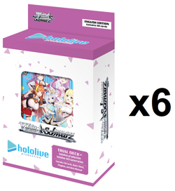 SEALED DISPLAY! 6x 4th Generation TRIAL DECK Hololive Production Weiss Schwarz - Image 1