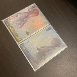 Signed Weiss Schwarz Sword Art Online 10th SAO/S71-001 SP Asuna & KIRITO set NM - Image 1