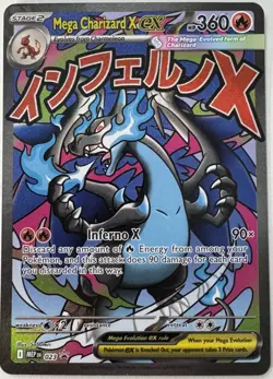 Pokemon Mega Charizard X ex Promo (MEP023) Phantasmal Flames UPC - Image 1