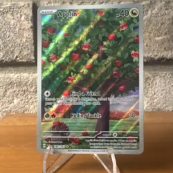 Pokemon TCG Applin Illustration Rare Holo SV06: Twilight Masquerade 185/167 - Image 1