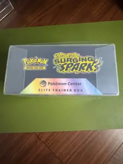 Surging Sparks Pokemon Center Elite Trainer Box ETB Sealed w/Soft Protector - Image 5
