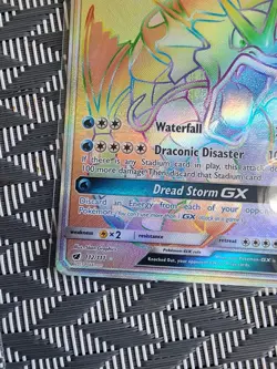 Gyarados GX 112/111 - Pokemon TCG Crimson Invasion - Secret Rare Rainbow - NM - Image 3