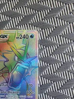 Gyarados GX 112/111 - Pokemon TCG Crimson Invasion - Secret Rare Rainbow - NM - Image 5