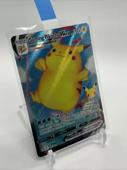 Surfing Pikachu Vmax - 009/025 Celebrations 25th FULL ART Pokemon - NM/MINT - Image 2