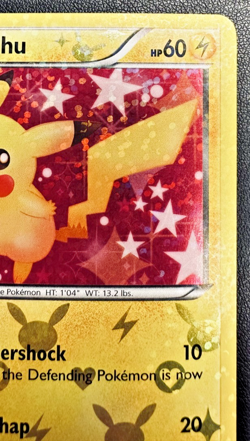 2013 Pokemon RC7/RC25 Pikachu Legendary Treasures Holo - Image 3