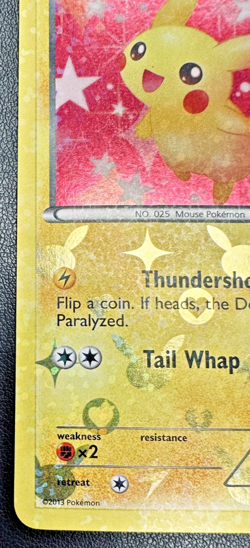 2013 Pokemon RC7/RC25 Pikachu Legendary Treasures Holo - Image 4