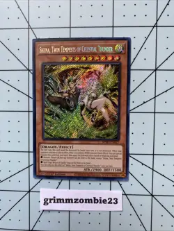 Shiina, Twin Tempest of Celestial Thunder BPRO-EN027 Secret Rare Yugioh! - Image 1