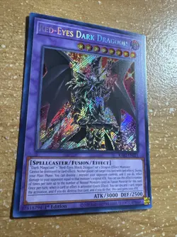 🔥 Yugioh Red-Eyes Dark Dragoon RA02-EN021 SECRAT RARE NEAR MINT 1ST EDITION - Image 2