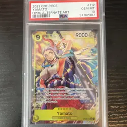 Yamato PSA 10 Alternate Art OP04-112 Kingdoms of Intrigue One Piece English TCG - Image 1