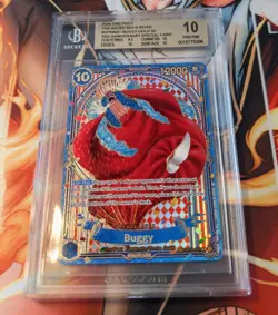 GOLD Buggy SP OP-14 One Piece TCG OP09-051 BGS 10 - Image 1