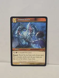 World of Warcraft TCG Zapped Giants - Heroes of Azeroth 361/361 Common - Image 1