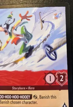 Goofy - Klutzy Skier 121/204 Rare Winterspell Disney Lorcana TCG - Image 3