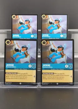 Disney Lorcana Jasmine - Resourceful Infiltrator 162/204 Reign of Jafar C 4 Card - Image 1