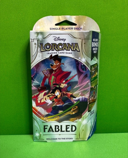 DISNEY LORCANA: FABLED Max Goof & Powerline DECK (Emerald & Ruby) NEW SEALED - Image 1