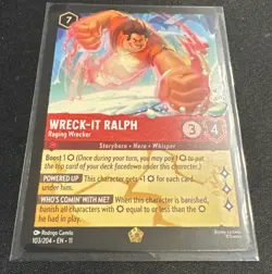 2026 Disney Lorcana Winterspell EN-11 Wreck-It-Ralph 103/204 Regular - Image 1