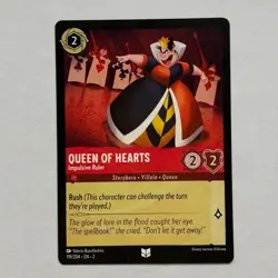 Queen of Hearts 119/204 Disney Lorcana Rise of the Floodborn Regular Uncommon NM - Image 1