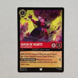 Queen of Hearts 120/204 Disney Lorcana Fabled Regular Uncommon Card NM - Image 1