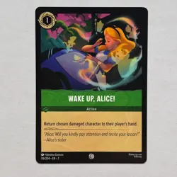 Wake Up, Alice! 116/204 Disney Lorcana Archazia's Island Regular Common Card NM - Image 1