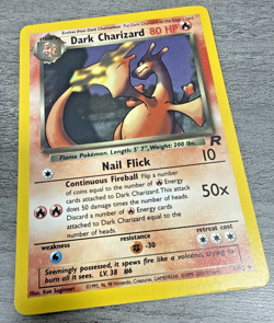 Dark Charizard - 4/82 - Pokemon Team Rocket Unlimited Holo Rare Card UNGRADED - Image 1