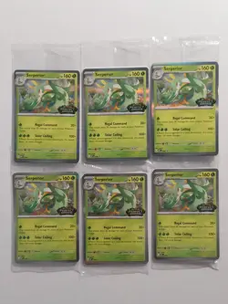 Pokemon TCG Mega Evolution Perfect Order STAFF Promo 4 Card Pack Sealed - Image 1