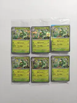 Pokemon TCG Mega Evolution Perfect Order STAFF Promo 4 Card Pack Sealed - Image 2
