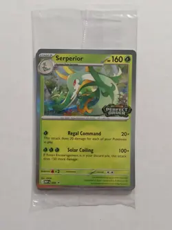 Pokemon TCG Mega Evolution Perfect Order STAFF Promo 4 Card Pack Sealed - Image 4