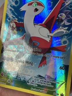 Pokemon TCG Latias XY78 Full Art Black Star Holo Promo Card - Image 4