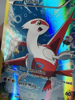 Pokemon TCG Latias XY78 Full Art Black Star Holo Promo Card - Image 5