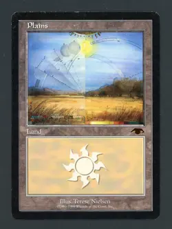 MP Plains Guru Lands #4 MTG Magic The Gathering Card B27 - Image 1