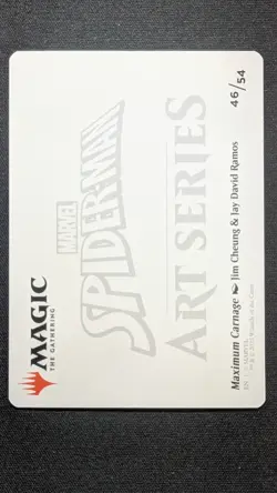 Maximum Carnage (46/54) Art Series (Art Card) MTG Spider-Man Magic The Gathering - Image 2