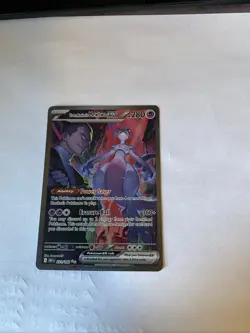 Pokemon TCG Destined Rivals Team Rockets Mewtwo EX Card 231/182 NM Condition - Image 3