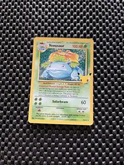 Pokemon TCG Venusaur Holo Rare Card 15/102 Celebrations 25th Anniversary - Image 1