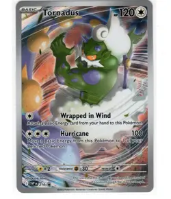 Tornadus SVP210 White Flare Promo Pokemon Trading Card Game. - Image 1