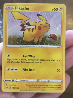 Pikachu SWSH039 Promo Pokemon TCG Card General Mills 25th Anniversary Holo Foil - Image 1