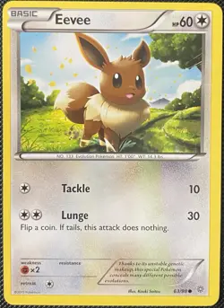 Eevee 63/98 XY-Ancient Origins Regular - Pokemon Card - Image 1