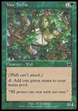 Vine Trellis -Foil Light Play MTG Mercadian Masques - Image 1