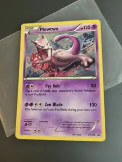 ⭐Mewtwo (Cosmos Holo) Holo Pokemon XY Black Star Promo Card Rare - Image 1