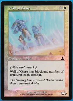 Wall of Glare FOIL Urza's Destiny PLD White Common CARD (493863) ABUGames - Image 1
