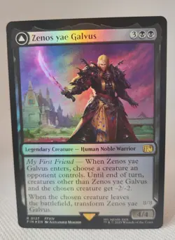 MTG Final Fantasy Foil Rare #0127 Zenos Yae Galvus - Image 1