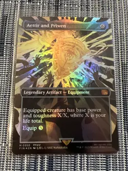 Aettir and Priwen (Borderless) Final Fantasy - FOIL - NM - PACK FRESH - MTG - Image 1