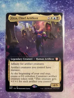 Urza, Chief Artificer (Extended Art) [The Brothers' War Commander] MTG Near Mint - Image 1