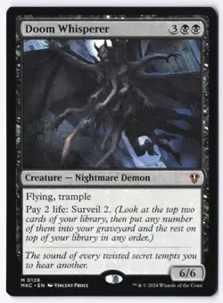 Doom Whisperer M Commander: Murders at Karlov Manor 128 NM - Image 1