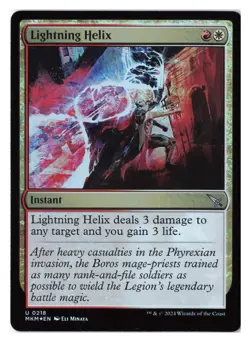 Lightning Helix U Murders at Karlov Manor 218 NM - Image 1