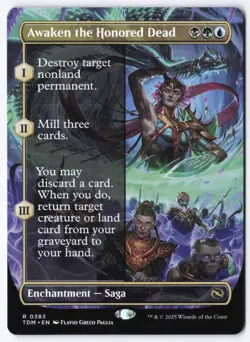 Awaken the Honored Dead (Borderless) R Tarkir: Dragonstorm 383 NM - Image 1