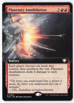 Planetary Annihilation (Extended Art) R Commander: Edge of Eternities 32 NM - Image 1