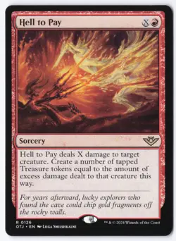 Hell to Pay R Outlaws of Thunder Junction 126 NM - Image 1