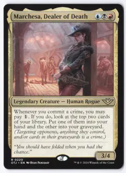 Marchesa, Dealer of Death R Outlaws of Thunder Junction 220 NM - Image 1