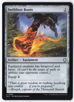 Swiftfoot Boots U Commander: Bloomburrow 286 NM - Image 1