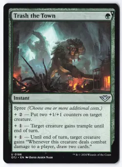 Trash the Town U Outlaws of Thunder Junction 186 NM - Image 1